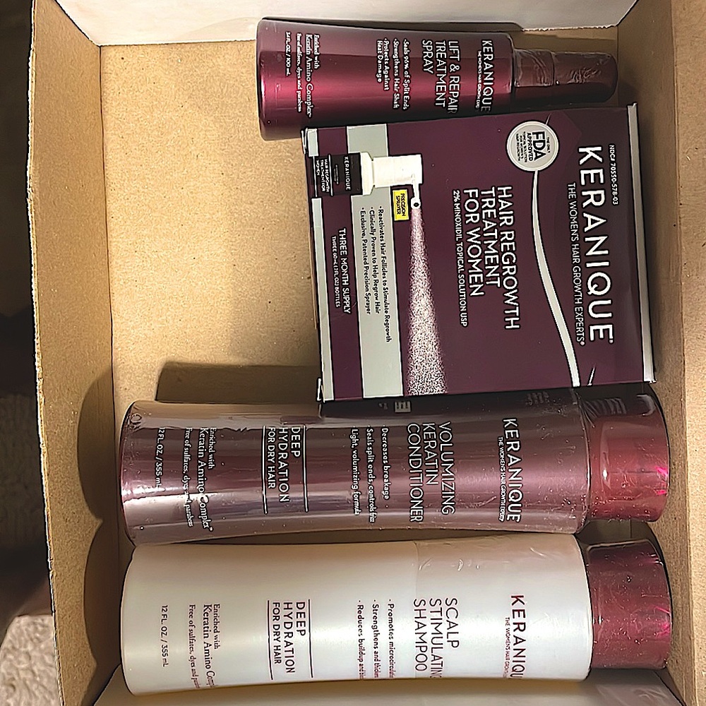 Keranique HAIR GROWTH TREATMENT FOR WOMEN. 3 MONTH SUPPLY!!! Brand New!